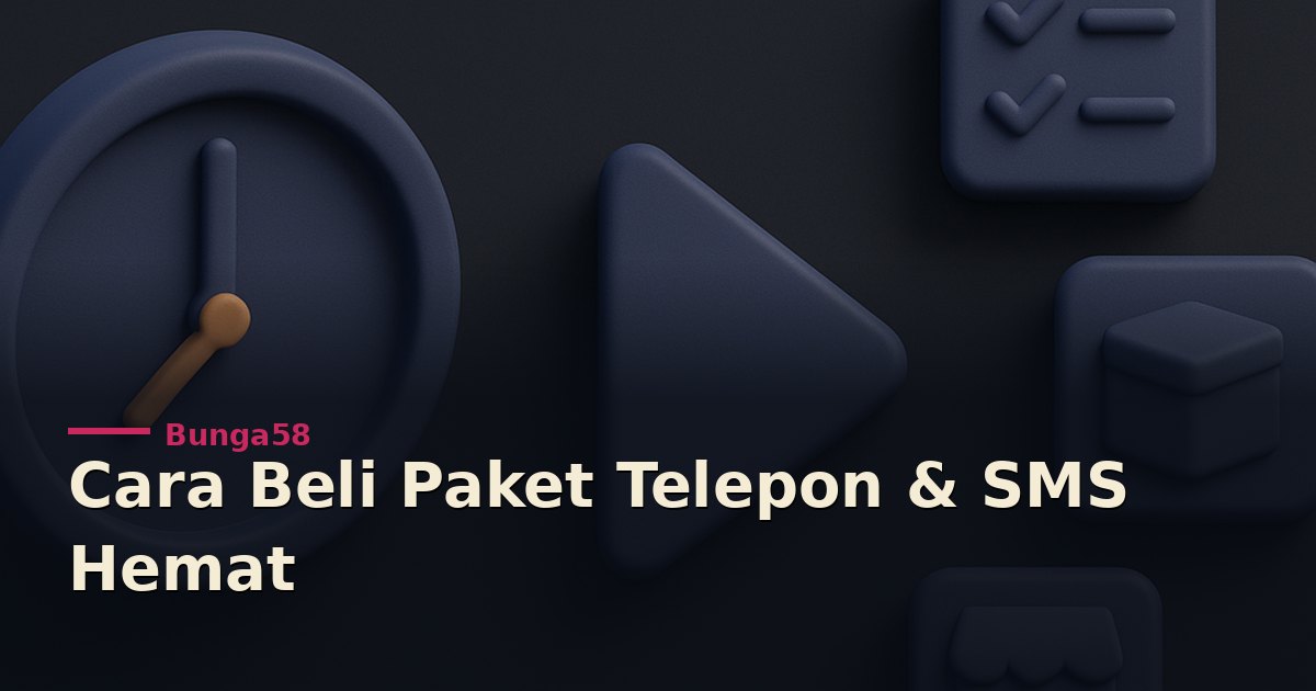 Cara Beli Paket Telepon & SMS Hemat