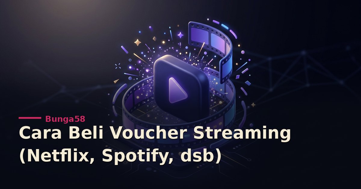 Cara Beli Voucher Streaming (Netflix, Spotify, dsb)
