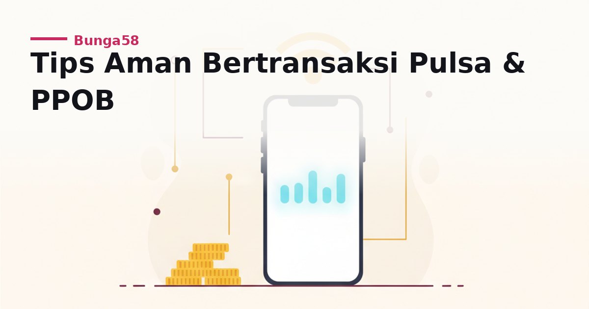 Tips Aman Bertransaksi Pulsa & PPOB
