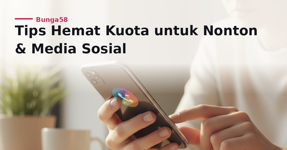 Tips Hemat Kuota untuk Nonton & Media Sosial