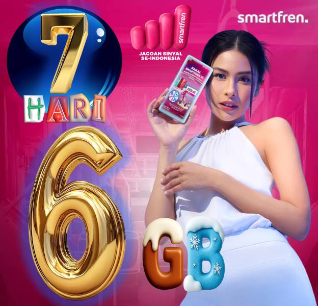 VCR Smartfren 6Gb 7hari