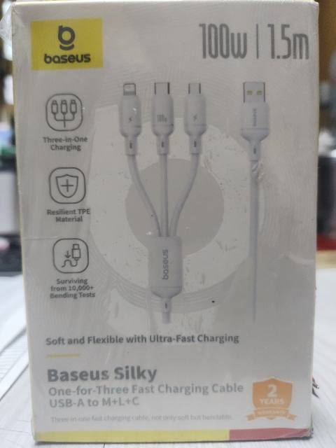 Baseus Silky 3 ini 1 1,5M