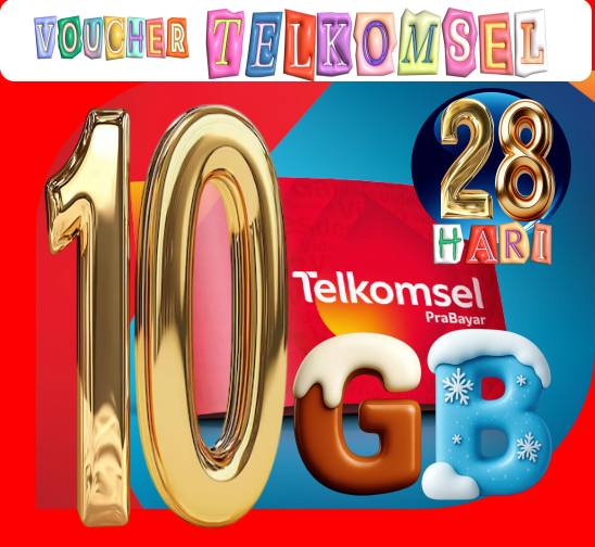 VCR Telkomsel 10GB 28hari
