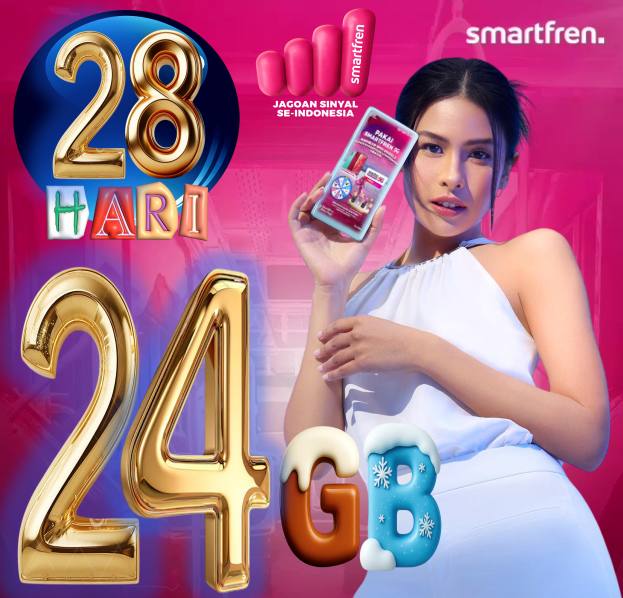 VCR Smartfren 24NONSTOP 28hari