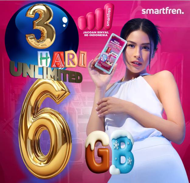 VCR Smartfren  Unlimited 2GB/hari 3hari