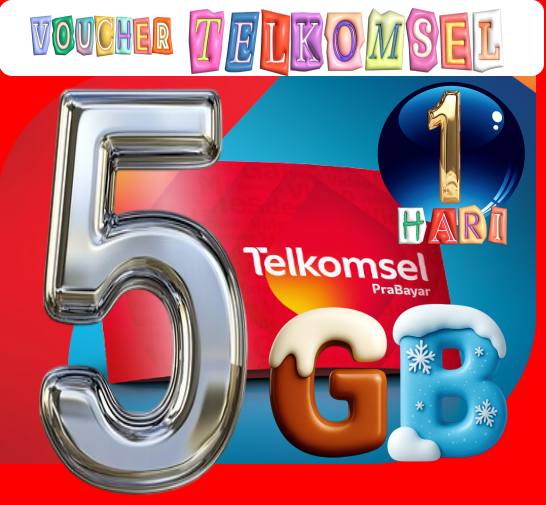 VCR Telkomsel 5GB 1hari