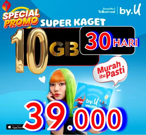 SP TELKOMSEL BYU 10GB