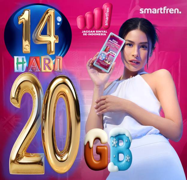 VCR Smartfren 20NONSTOP 14hari