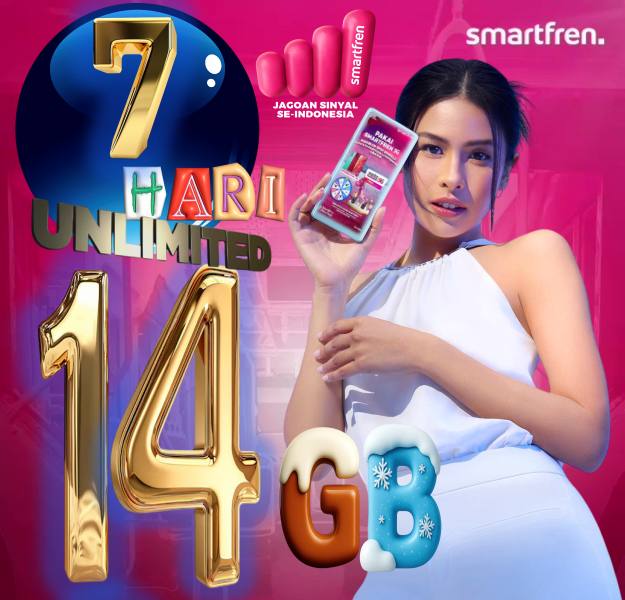 VCR Smartfren Unlimited 2GB/hari 7hari