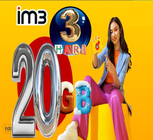 VCR Indosat 20GB 3hari