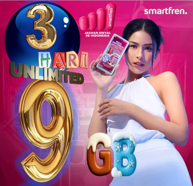 VCR Smartfren Unlimited 3GB/hari 3hari