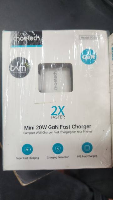Choetech Mini 20W PD5010 EU WH set ( C to C 2M )