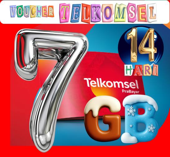 VCR Telkomsel 7GB 14hari