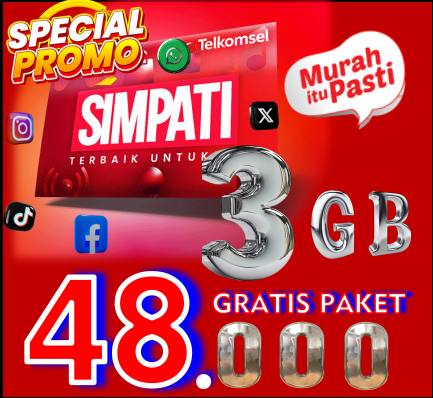 SP TELKOMSEL 3GB RAPI