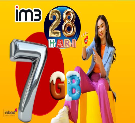 VCR Indosat 7GB 28hari