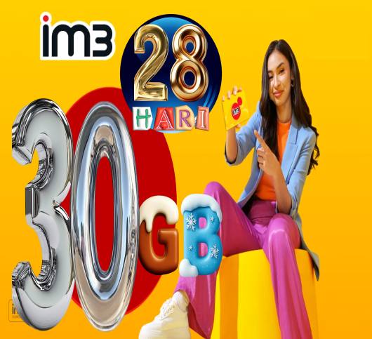 VCR Indosat 30Gb 28hari