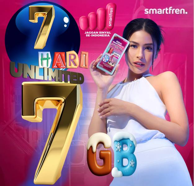 VCR Smartfren Unlimited 1GB/hari 7hari