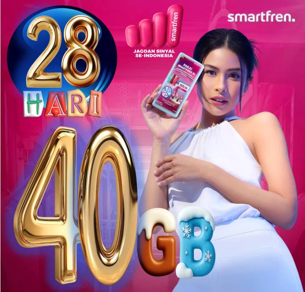 VCR Smartfren 40NONSTOP 28hari