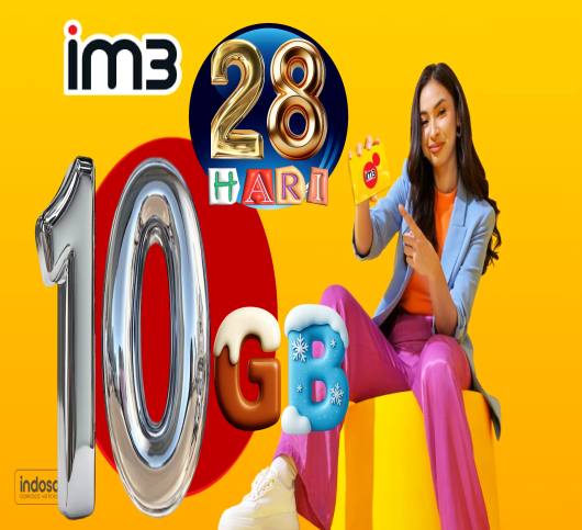 VCR Indosat 10GB 28hari