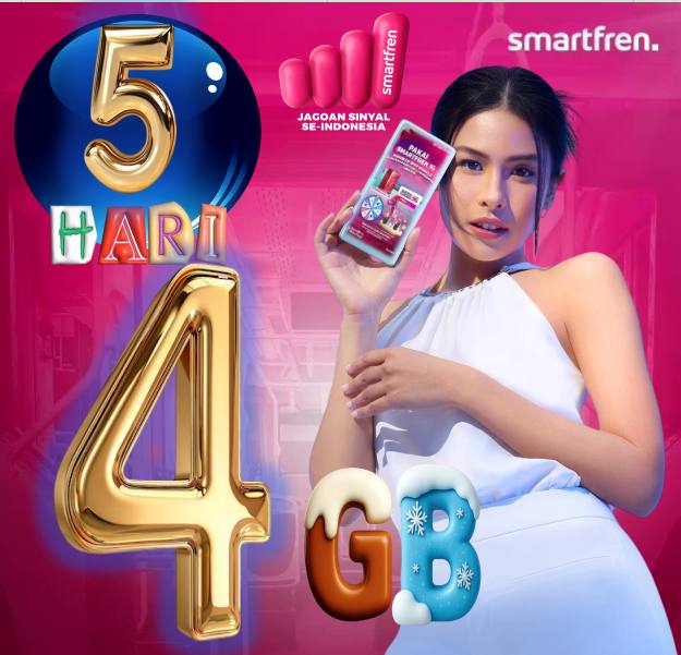 VCR Smartfren 4GB 5hari