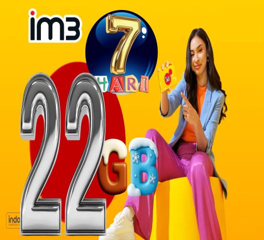 VCR Indosat 17/22GB 7hari