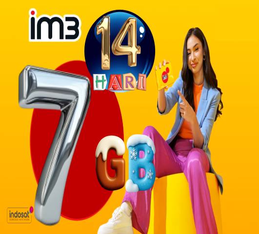 VCR Indosat 7GB 14hari