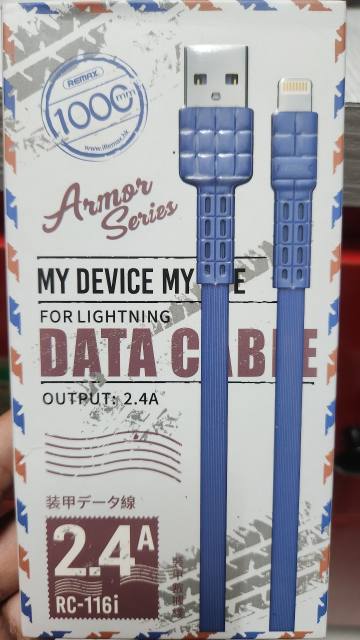 Remax 2.4A Iphone rc-116i Biru