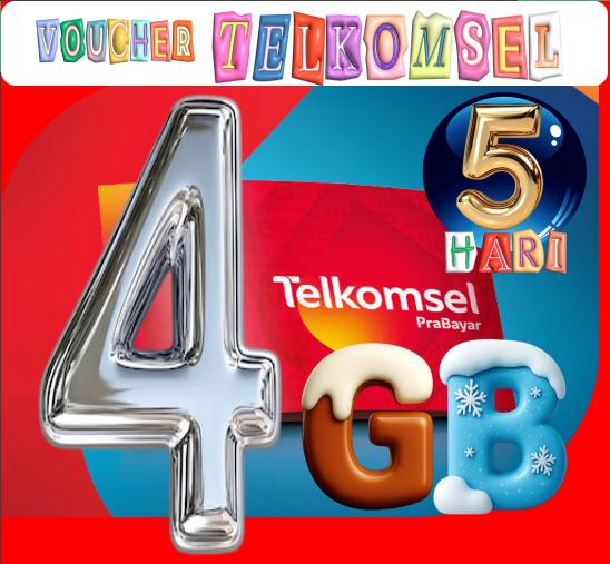 VCR Telkomsel 4GB 5hari